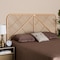 Baxton Studio Walid Modern Bohemian Natural Brown Rattan Queen Size Standalone Headboard 232-13157-ZORO - alternate 4